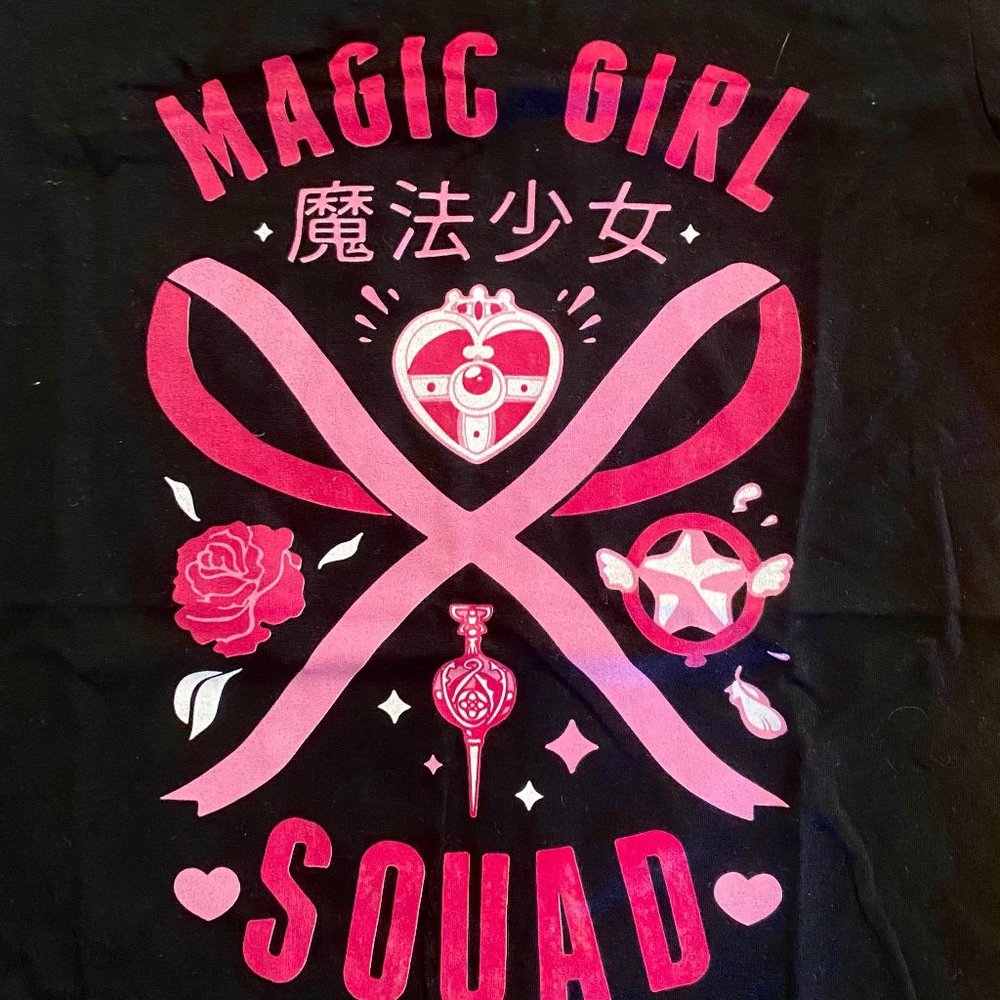 Look HUMAN Anime Magic Girl Squad T-shirt